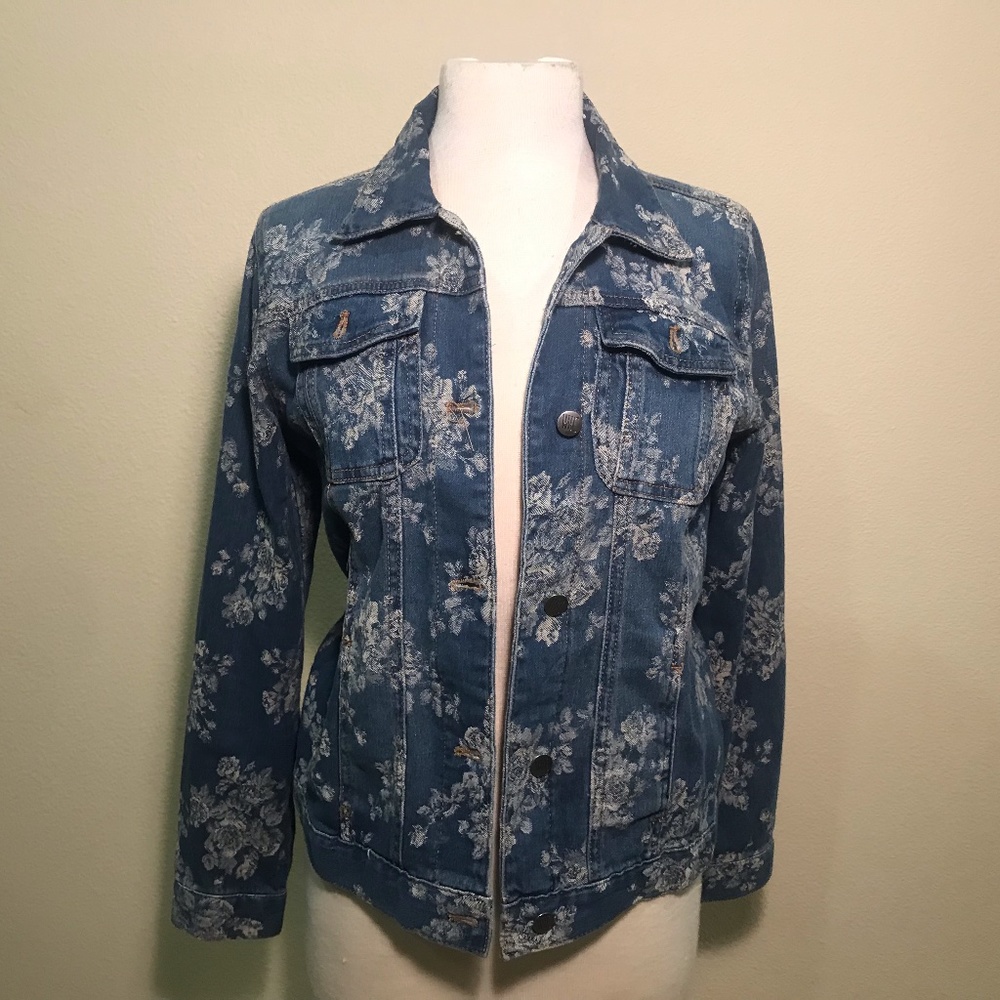 Floral Denim Jacket